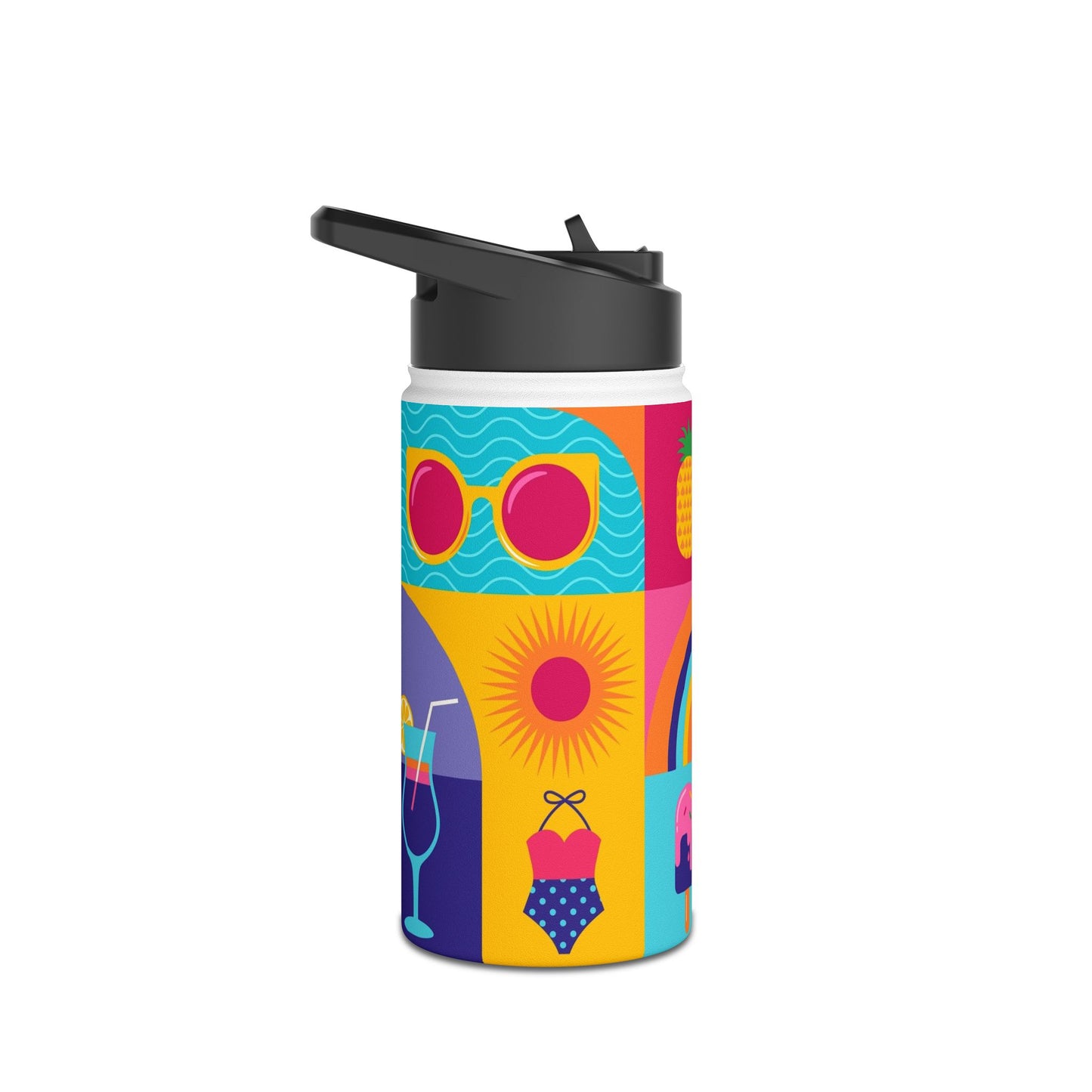 Stainless Steel Water Bottle, Standard Lid