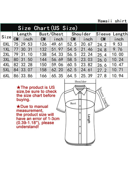 Men's Plus Size Hawaiian Shirts Cat Theme, Hearts and Stars pattern,Unisex Baggy Aloha Shirts,summer Alternative Clothing