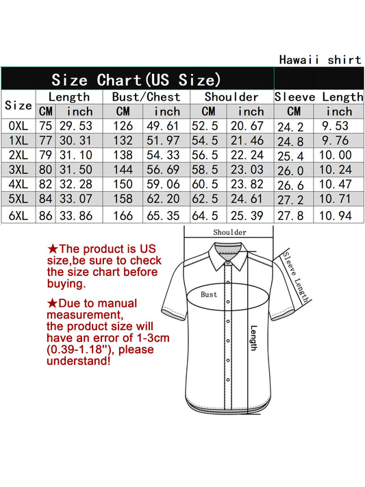 Men's Plus Size Hawaiian Shirts Cat Theme, Hearts and Stars pattern,Unisex Baggy Aloha Shirts,summer Alternative Clothing