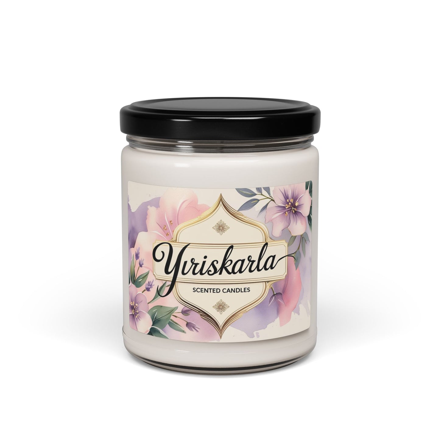 Floral Scented Soy Candle | Relaxation Gift, Home Decor, Aromatherapy, Gift for Her, Eco-friendly Candle