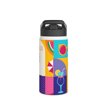 Stainless Steel Water Bottle, Standard Lid