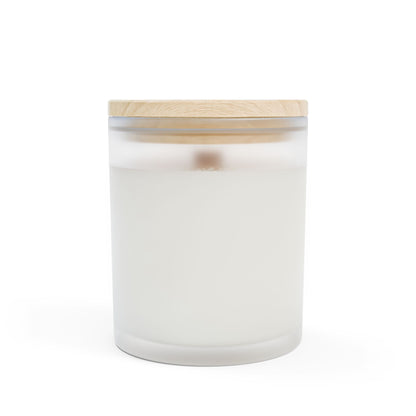 Frosted Glass Candle with Floral Design, Scented Home Decor, Aromatherapy Gift, Eco-friendly Soy Wax Candle, Perfect for Relaxation, [...]