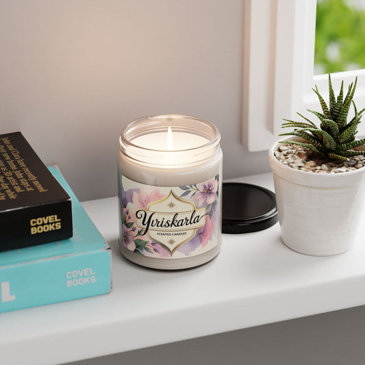 Floral Scented Soy Candle | Relaxation Gift, Home Decor, Aromatherapy, Gift for Her, Eco-friendly Candle