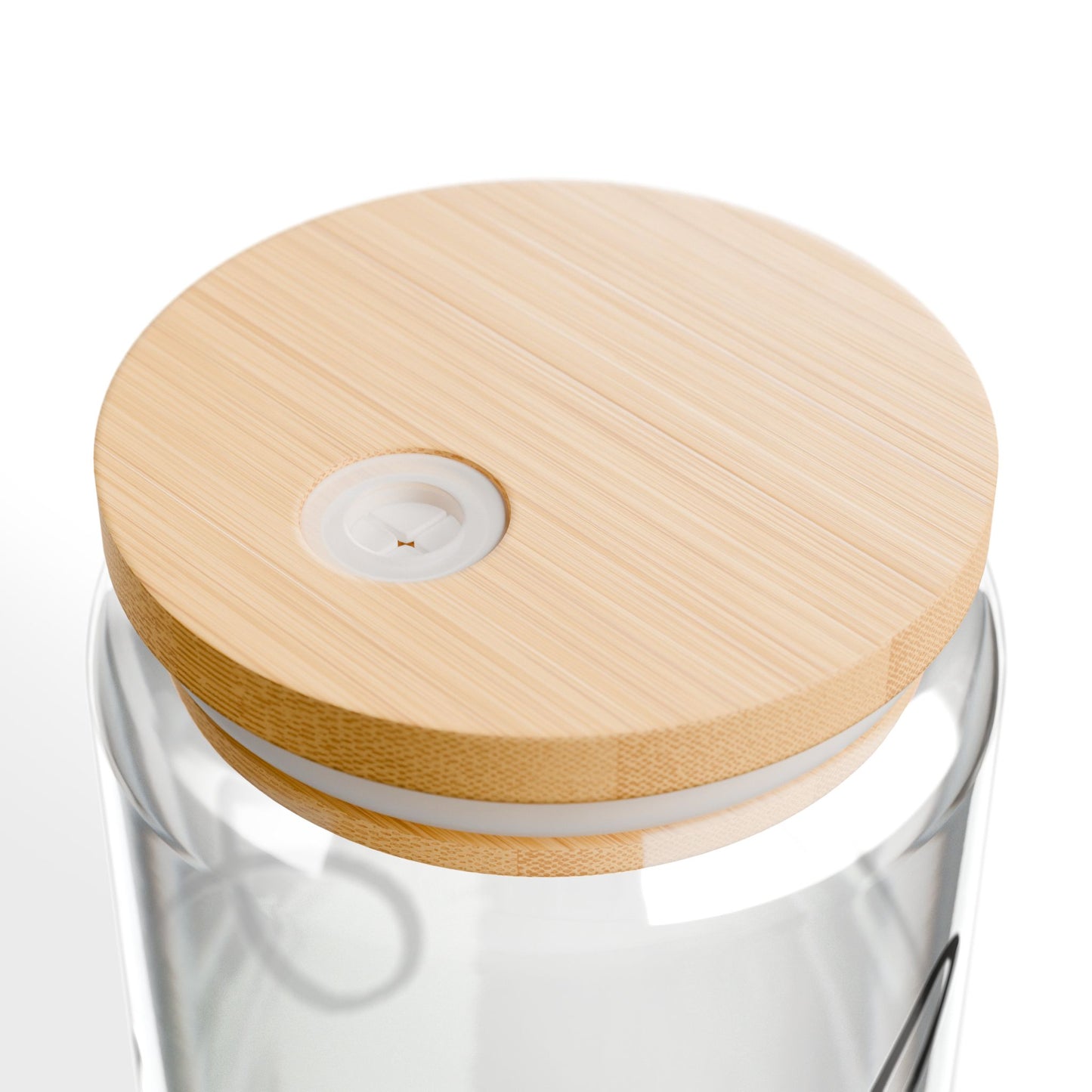 Joyful Glass Sipper, 16oz - Eco-Friendly Beverage Container, Motivational Drinkware, Perfect for Parties, Gifting, & Home