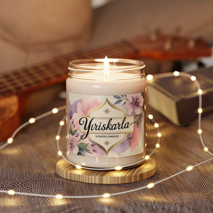 Floral Scented Soy Candle | Relaxation Gift, Home Decor, Aromatherapy, Gift for Her, Eco-friendly Candle