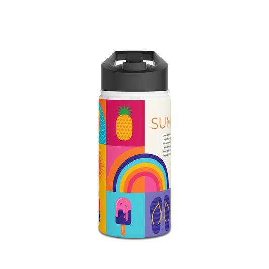Stainless Steel Water Bottle, Standard Lid